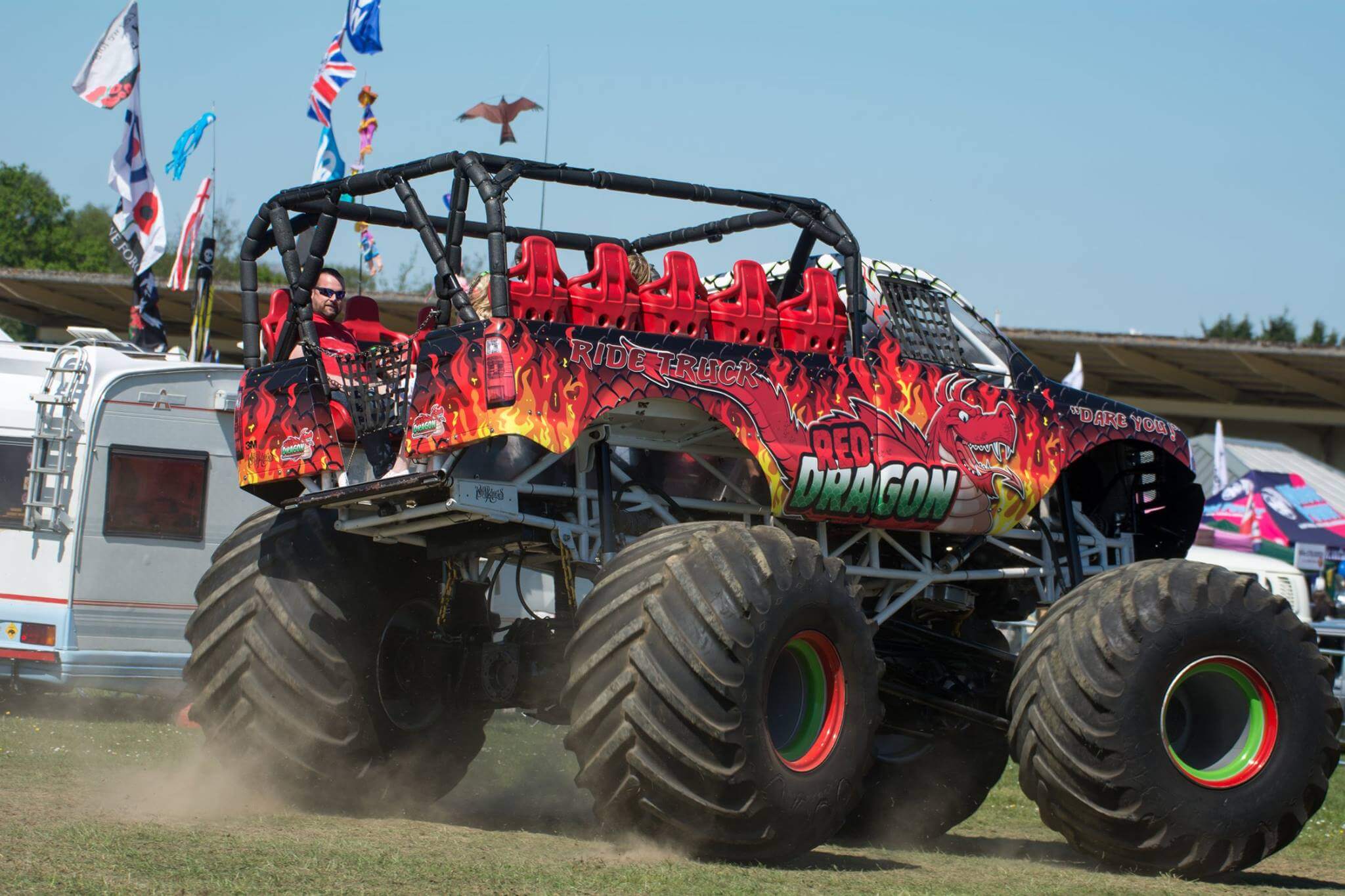 Red Dragon Monster Truck Rides